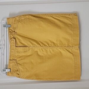 Loft Petites, Size 2P Sunflower Yellow Corduroy Mini Skirt, Gently Used Cond.